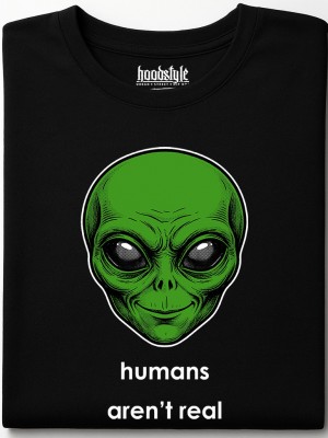 Humans aren't real тениска