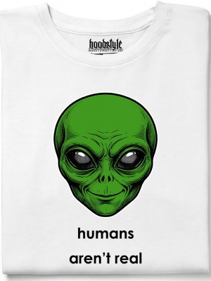 Humans aren't real тениска