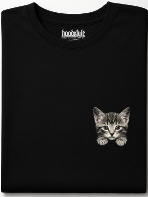 Коте в джоб тениска