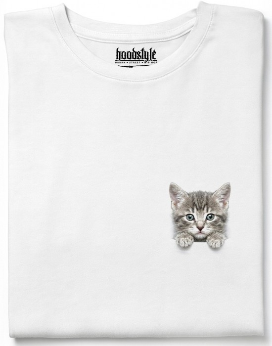 Коте в джоб тениска