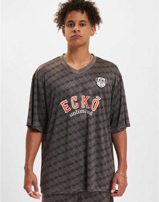Тениска Ecko Unltd. Logo Mania T-Shirts anthra/black XXL