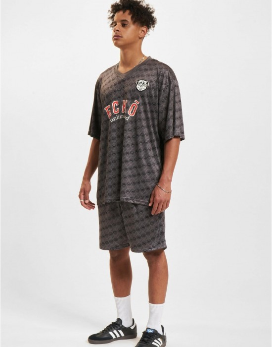 Тениска Ecko Unltd. Logo Mania T-Shirts anthra/black XXL