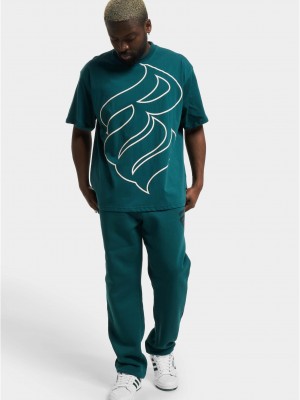 Мъжка тениска в петролно син цвят Rocawear Woodhaven