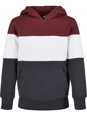 Детски суичър в три цвята Urban Classics 3-Tone 