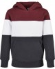 Детски суичър в три цвята Urban Classics 3-Tone 