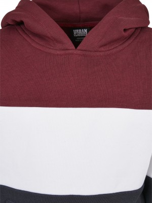 Детски суичър в три цвята Urban Classics 3-Tone 