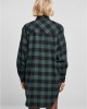 Дамска карирана риза тип рокля Urban Classics Shirt Dress jasper/black