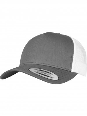 Шапка с козирка 5-Panel Retro Trucker 2-Tone Cap cha/wht one size