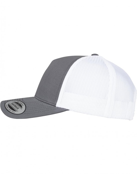 Шапка с козирка 5-Panel Retro Trucker 2-Tone Cap cha/wht one size