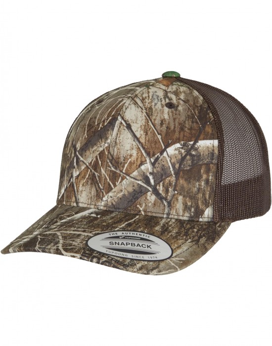 Шапка с козирка YP Classcis RealTree Camo Retro Trucker Cap edge one size