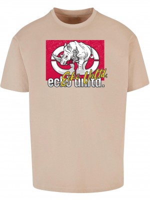 Тениска Тениска ECKOTS1150M Attack Tshirt wet sand XL