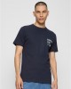 Тениска Never On Time Tee navy XXL