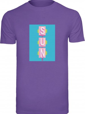 Тениска Sun Tee T-Shirt Round Neck ultraviolet XL