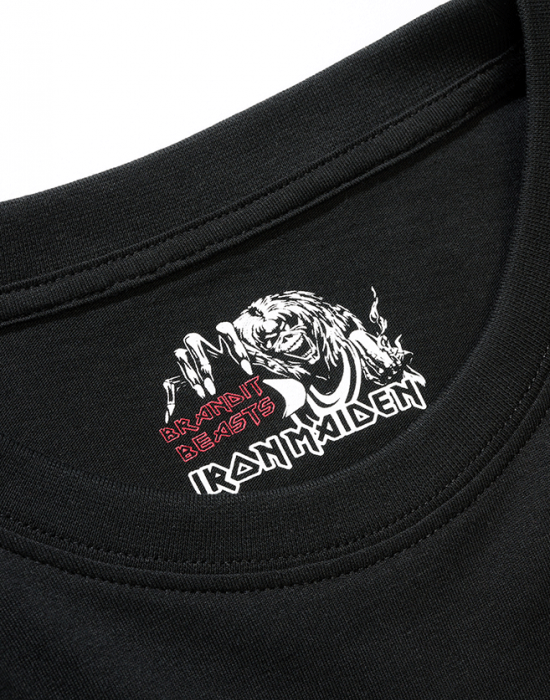 Тениска в черен цвят Iron Maiden Number of the Beast I
