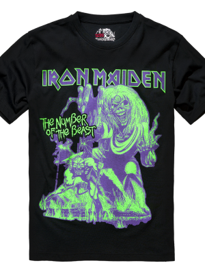 Тениска в черен цвят Iron Maiden Number of the Beast I