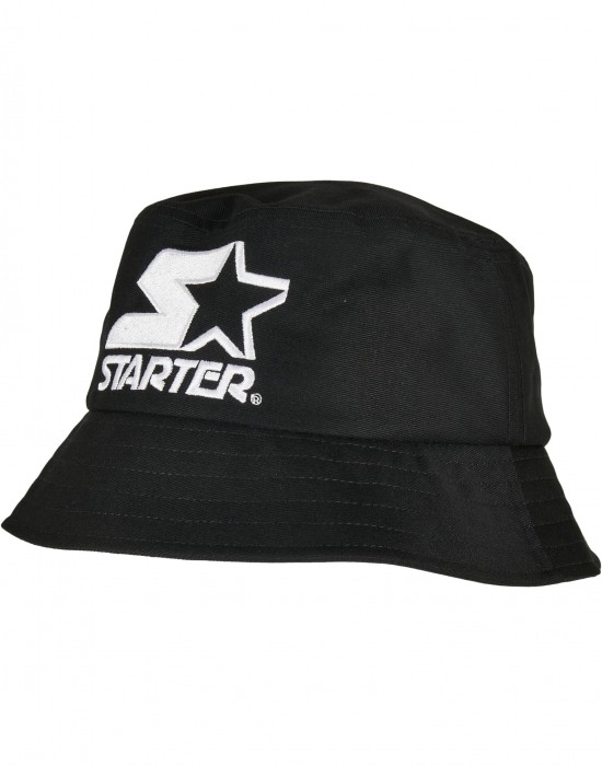 Шапка идиотка в черен цвят Starter Basic Bucket