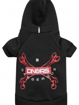 Суичър Dangerous DNGRS Bones Dog Hoodie black S