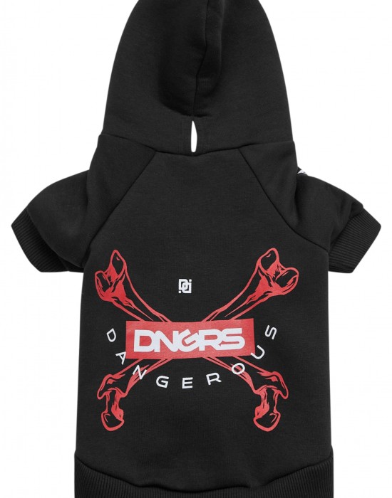 Суичър Dangerous DNGRS Bones Dog Hoodie black S