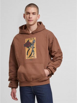 Суичър DGHD511M Rosecutter Hoody bark XXL