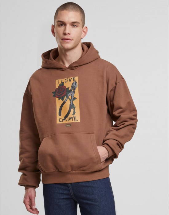 Суичър DGHD511M Rosecutter Hoody bark XXL