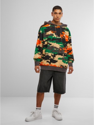 Суичър Dangerous DNGRS Electric Hoodies pixelcamouflage/grey XXL