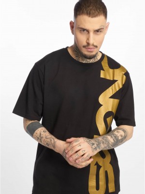 Тениска Dangerous DNGRS Classic T-Shirt black/golden XXL
