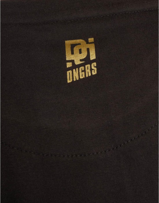 Тениска Dangerous DNGRS Classic T-Shirt black/golden XXL