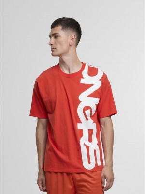 Тениска Dangerous DNGRS Classic T-Shirt red clay 4XL