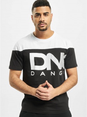 Тениска Dangerous DNGRS Gino T-Shirt black white S