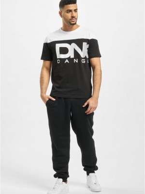 Тениска Dangerous DNGRS Gino T-Shirt black white S