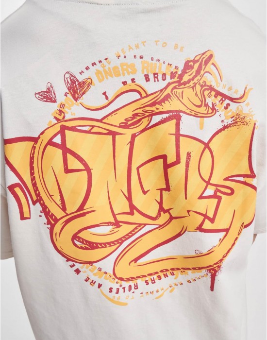 Тениска Dangerous DNGRS Tshirt Wallarts beige XXL