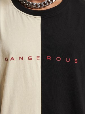 Тениска Dangerous DNGRS Half T-Shirts black/beige XXL