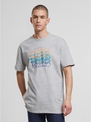 Тениска DGTS902M SprayPrint T-Shirt grey XXL