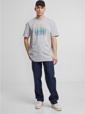 Тениска DGTS902M SprayPrint T-Shirt grey XXL
