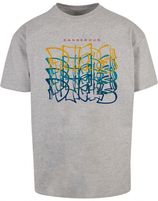 Тениска DGTS902M SprayPrint T-Shirt grey XXL