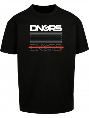 Тениска DGTS907M DNGRS Stripes T-Shirt black XXL