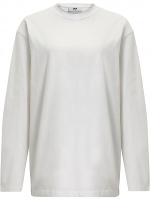 Тениска с дълъг ръкав DEF Everyday Longsleeve white XS