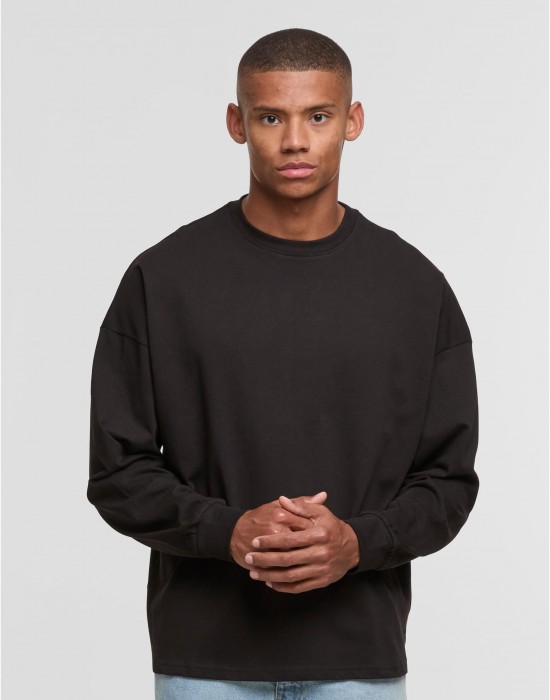 Тениска с дълъг ръкав DEF BERRY Longsleeves jetblack XXL