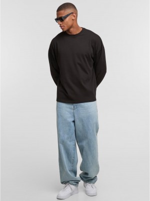 Тениска с дълъг ръкав DEF BERRY Longsleeves jetblack XXL