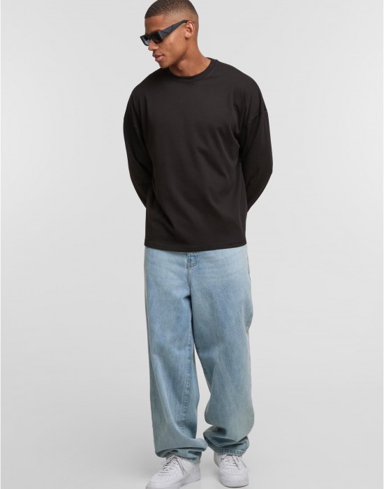 Тениска с дълъг ръкав DEF BERRY Longsleeves jetblack XXL