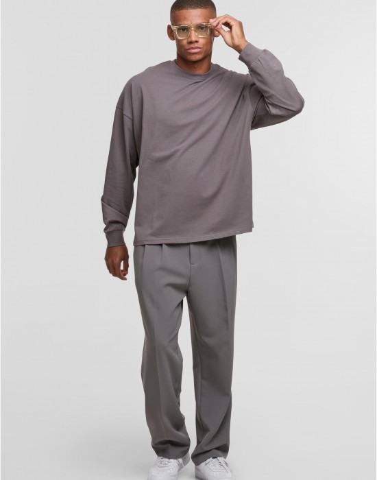 Тениска с дълъг ръкав DEF BERRY Longsleeves steelgray XXL