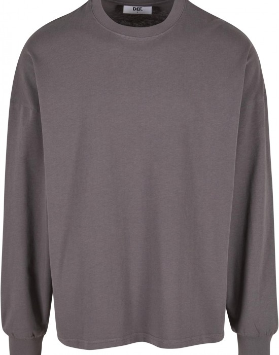 Тениска с дълъг ръкав DEF BERRY Longsleeves steelgray XXL