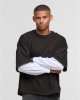 Тениска с дълъг ръкав DEF DOUBLE Longsleeves jetblack/brightwhite XXL