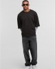 Тениска с дълъг ръкав DEF DOUBLE Longsleeves jetblack/brightwhite XXL