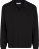 Тениска с дълъг ръкав DEF COLLAR Longsleeves jetblack XXL