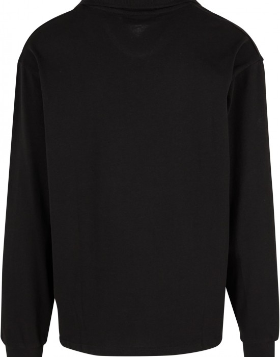 Тениска с дълъг ръкав DEF COLLAR Longsleeves jetblack XXL