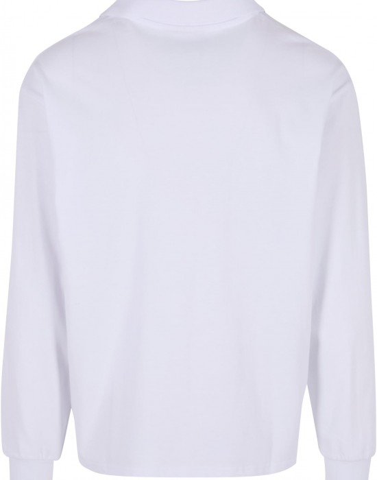Тениска с дълъг ръкав DEF COLLAR Longsleeves brightwhite XXL