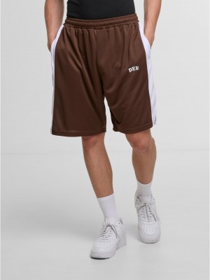 Къси панталони DEF STRIPES Short chocolate brown XXL