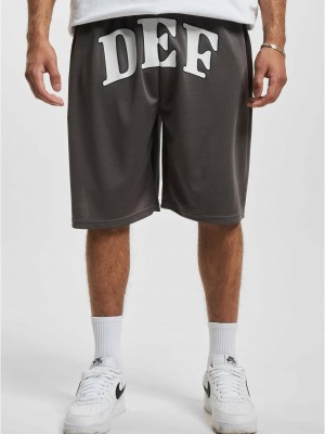 Къси панталони DEF PRINT Shorts anthracite XXL