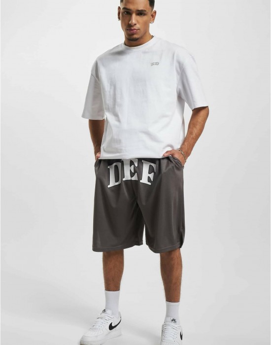 Къси панталони DEF PRINT Shorts anthracite XXL